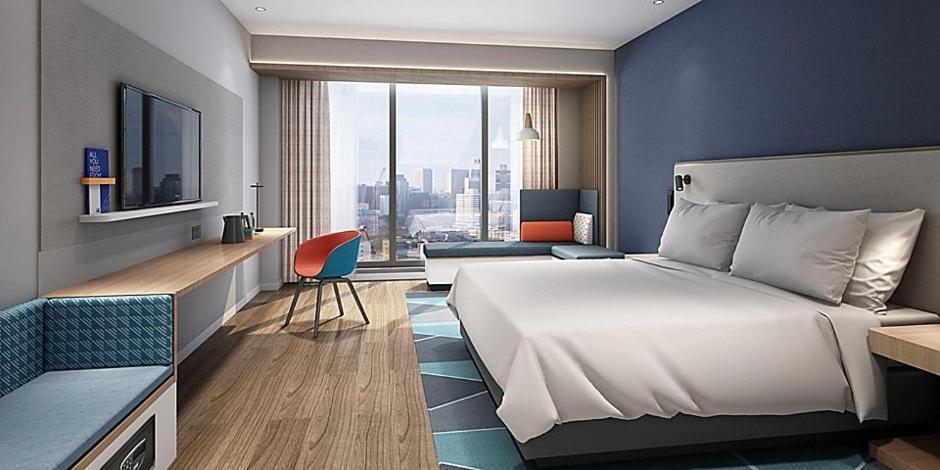 Holiday Inn Express Shanghai Pudong Chuansha, An Ihg Hotel Exterior foto